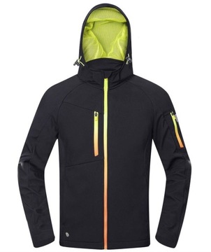 Kurtka softshell ARDON-CREATR czarna, z kapturem, z materiału ElasticTech-F