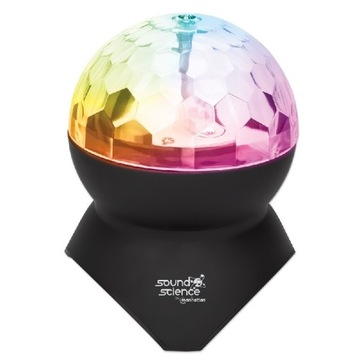 Kula Disco LED z Głośnikiem Bluetooth USB/MicroSD