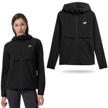 KURTKA DAMSKA 4F SOFTSHELL PRZECIWDESZCZOWA SPORT