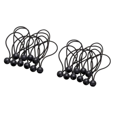 20x Elastic Tent Cables Fixing Elastic Straps Sport Activity