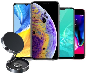 Поворотный магнитный автомобильный держатель для телефона