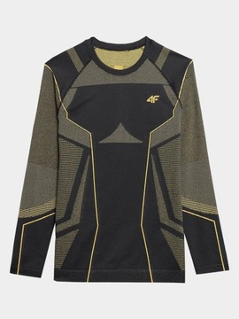 BIELIZNA TERMOAKTYWNA MĘSKA 4F KOSZULKA SPORTOWA BEZSZWOWA GÓRA AW23M105