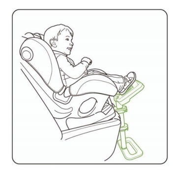 Подставка для ног для автокресел KneeGuardKids4