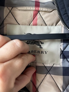 Burberry kurtka męska + płaszcz 2w1 dwie kurtki M