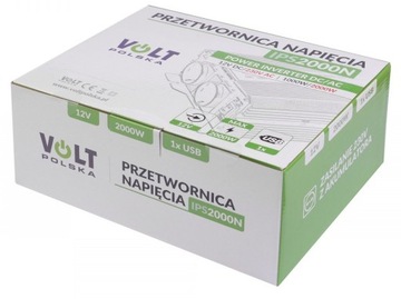 Преобразователь Volt Polska IPS-2000N 12В/230В 1000/2000Вт