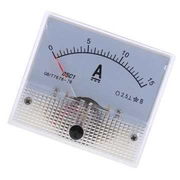15A 85C1 DC A Amperomierz analogowy Amperomie