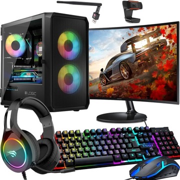 Komputer gamingowy pc do gier zestaw RTX 4060 I7 32GB WIN10