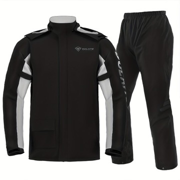 Мужской мотоциклетный плащ, мотоциклетный дождевик, мото плащ, дождевик, куртка