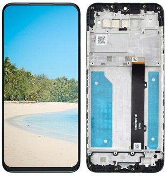 WYŚWIETLACZ LCD EKRAN DOTYK LG K41S CZARNY RAMKA