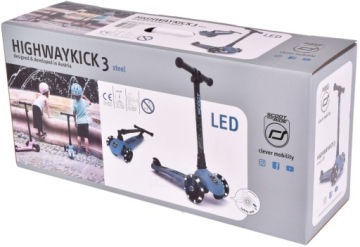 SCOOT AND RIDE HIGHWAYKICK 3 колесный LED СКЕЙТБОРД
