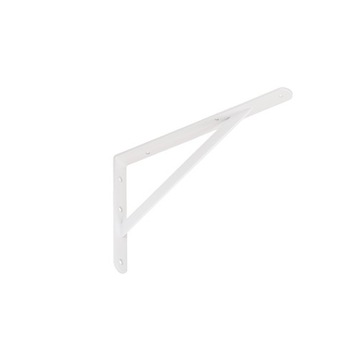 Wspornik techniczny stalowy 300x200x20x3mm biały