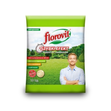 FLOROVIT Nawóz do trawnika SZYBKI EFEKT 10 kg