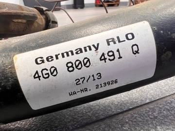AUDI A6 A7 C7 4G ZAŘÍZENÍ(HÁK) TÁŽNÝ SKLÁDACÍ 4G0800491Q 4G8907383 41