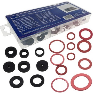 ZESTAW PODKŁADEK USZCZELEK SANITARNYCH 144 SZT.