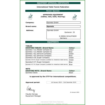 НАСТОЛЬНЫЙ ТЕННИС НАСТОЛЬНЫЙ ТЕННИС ДЛЯ ПИНГ-ПОНГА НАСТОЛЬНЫЙ ТЕННИС SPONETA S7-12i