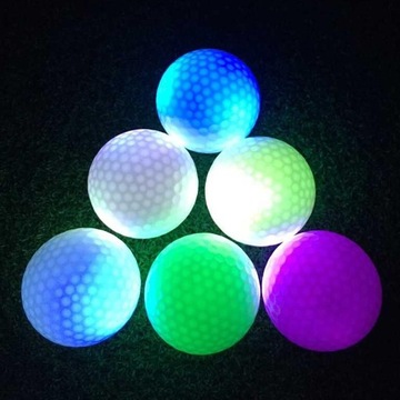 3 официальных разноцветных светодиодных мяча для гольфа