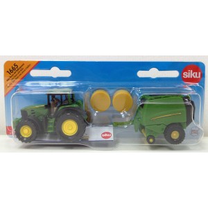 1665 traktor John Deere z prasą siku