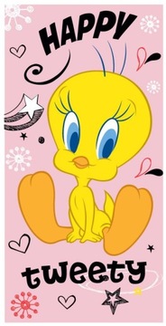LOONEY TUNES RĘCZNIK KĄPIELOWY PLAŻOWY TWEETY