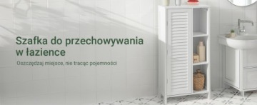 Тумба для ванной комнаты Sobuy стоячая полка белая тумба для ванной комнаты BZR39-W