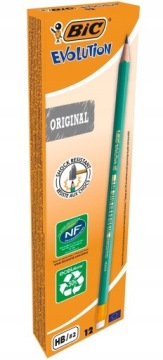 Олівець BIC еко EVOLUTION HB 655 з гумкою школа офіс дім