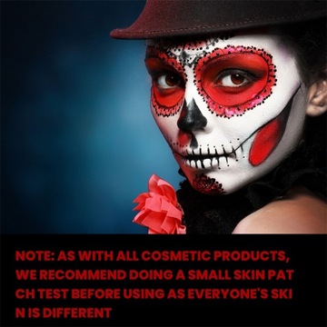 Malowanie ciała Małe przenośne Halloween DIY Czarne malowanie twarzy EX