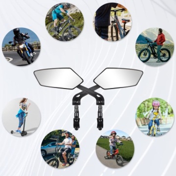ВЕЛОСИПЕДНОЕ ЗЕРКАЛО ВЫСОКОГО РАЗРЕШЕНИЯ ЗАДНЕГО ВИДА