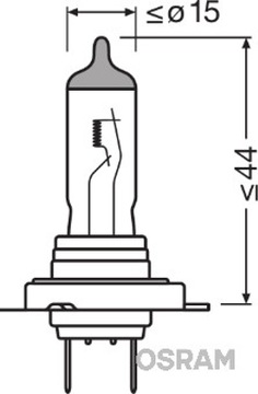 OSRAM SUPER ŻARÓWKA H7 12V 55W PX26D