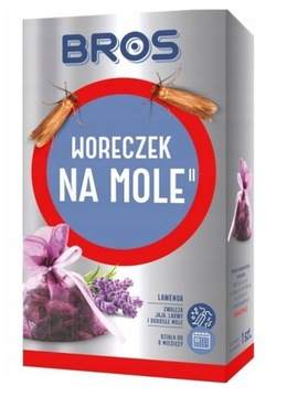 Bros WORECZEK NA MOLE ODZIEŻOWE DO SZAFY LAWENDOWY