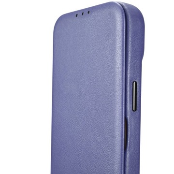 iCarer CE Premium Leather Folio Case Кожаный чехол для iPhone 14 с магнитным клапаном