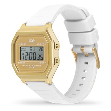 Zegarek ICE Watch ICE Digit retro - White gold S