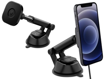 SPIGEN ITS35W ONETAP МАГНИТНОЕ ЗАРЯДНОЕ УСТРОЙСТВО ДЛЯ ПРИБОРНОЙ ПАНЕЛИ MAGSAFE 7,5 Вт, ЧЕРНОЕ