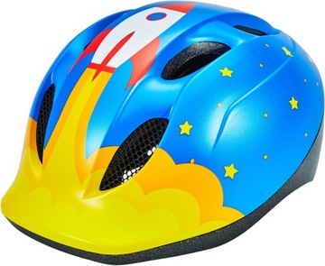 Kask rowerowy dziecięcy Buddy Rakieta Met 46-53