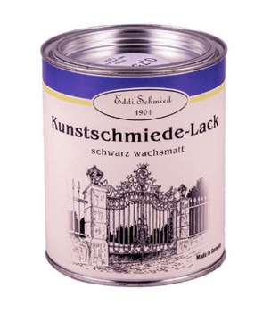 Eddi Schmied - farba dekoracyjna Czarny Woskowy - Mat - 0,75L