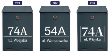 Почтовый ящик Metalbud York Антрацит SKL YORK 444 5908235754444