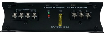 Аудиосистема Carbon 130.2 260 Вт Hi-Input 2-канальный автомобильный усилитель