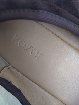 Балетки Kazar замшевые, туфли с логотипом 39