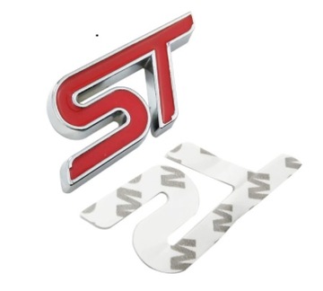 ST Ford Emblemat znaczek przyklejany czerwony FV