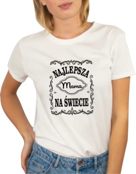 KOSZULKA DAMSKA T-SHIRT BLUZKA TSHIRT PREZENT DZIEŃ MATKI MAMY RODZICÓW M1