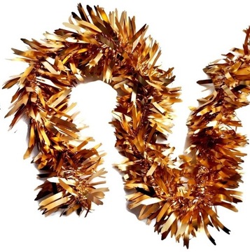 ЦЕПЬ ДЛЯ РОЖДЕСТВЕНСКОЙ ЕЛКИ СЕРЕБРЯНАЯ МЕТАЛЛИЧЕСКАЯ ПЛОТНАЯ ЕЛОЧНАЯ ГИРЛЯНДИЯ 2М