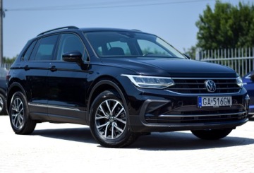 Volkswagen Tiguan II SUV Facelifting 2.0 TDI 150KM 2021 VW Tiguan TDi Krajowy 1ręka Perła ACC Keyles Virtual Kamera Carplay 3xKlima, zdjęcie 1