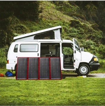 КОМПАКТНАЯ МОБИЛЬНАЯ СОЛНЕЧНАЯ ПАНЕЛЬ 160ВТ 12В