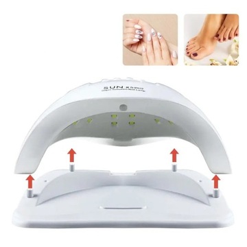 СВЕТОДИОДНАЯ УФ-ЛАМПА ДЛЯ НОГТЕЙ ДЛЯ ГИБРИДНЫХ ГЕЛЕЙ ГИБРИДНЫХ МОЩНЫХ ЛАМП SUN X5 MAX LCD