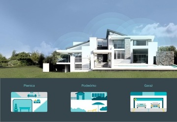 Zestaw Router / Punkt dostępowy Mesh TP-Link Deco M4 AC1200 3 sztuki GbE