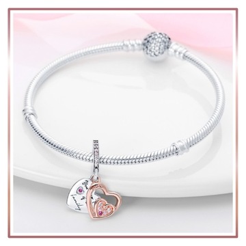 Charms UKOCHANA MAMA ROSE zawieszka S925