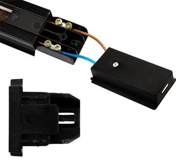 Шинная шина RAIL Черный 2М + 4 светодиодных лампы GU10