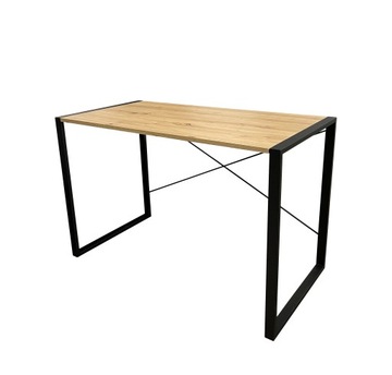 Biurko młodzieżowe w stylu loft prostokątne 116 cm