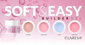 Гель для наращивания ногтей Claresa CHAMPAGNE 45г