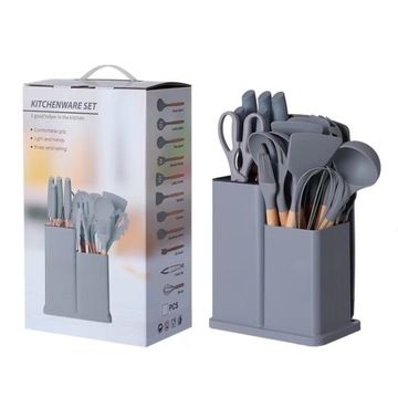 Kitchen cooking utensils tools 19 pieces set