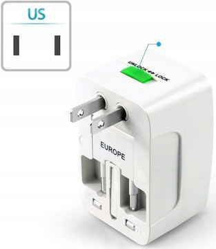 3 СЕТЕВЫХ АДАПТЕРА ДЛЯ РОЗЕТОК ВЕЛИКОБРИТАНИЯ, ЕС