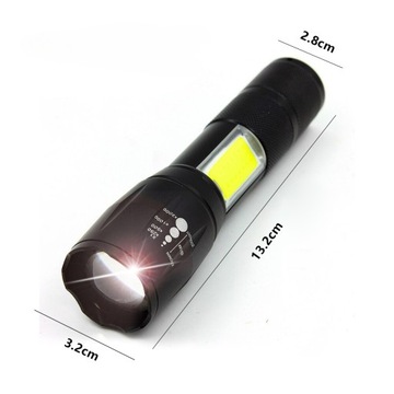 ОЧЕНЬ МОЩНЫЙ СВЕТОДИОДНЫЙ ТАКТИЧЕСКИЙ ВОЕННЫЙ ФОНАРИК С ЗУМОМ